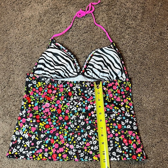 Guess floral print bikini style #20569 size large A80 - Picture 7 of 14